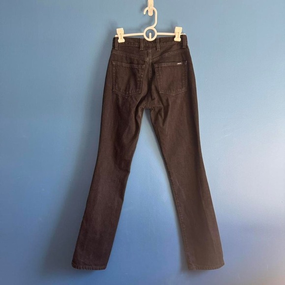 Vintage 90s Guess Jeans Women's Size 26 Denim Black Cotton Mid Rise‎ Grunge - Picture 6 of 8